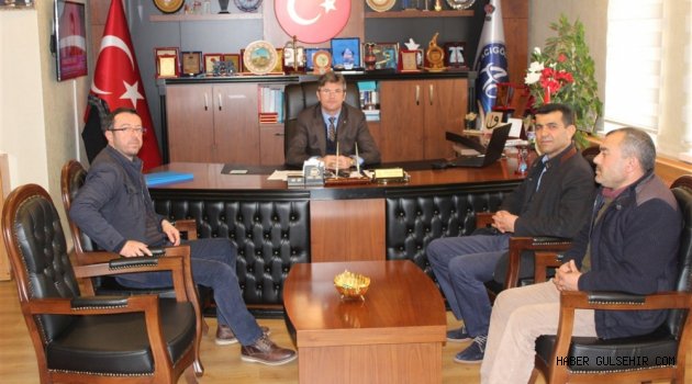 Acıgöl Esnaf ve Sanatkarlar Odası Başkanı Özcan'dan Başkan Ertaş'a Ziyaret.