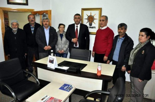 AK Parti Aday Adayı Karayılan, Gülşehir İlçe Başkanlığını Ziyaret Etti