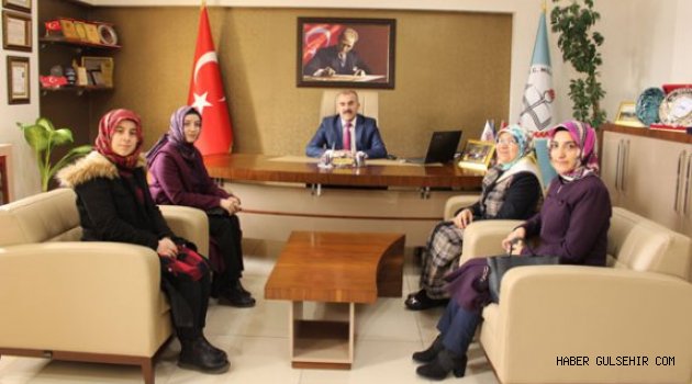 AK Parti Kadın Kolları Yönetim Kurulundan, İl Milli Eğitim Müdürü DEMİR’e Ziyaret