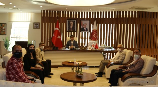 CHP Nevşehir İl Başkanı ve Yönetiminden NEVÜ Rektörü Aktekin’e Ziyaret