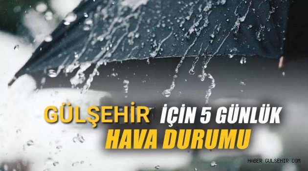 Gülşehir 5 Günlük Hava Durumu. 14-18 Mart