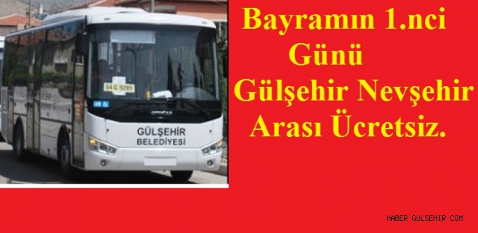 Gülşehir Belediyesi'nden  Bayram Jesti.