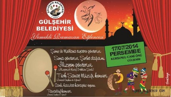 Gülşehir de Toplu İftar Yemeği ve Ramazan Eğlencesi Yapılacak