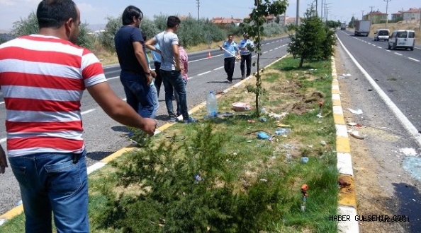 Gülşehir-Nevşehir Yolu 4 km. Kaza; 7 Yaralı.