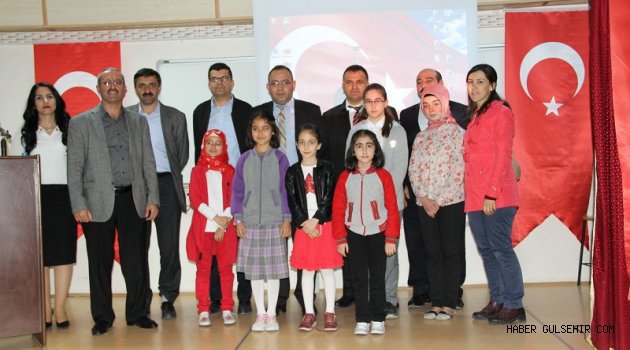 Gülşehir'de İlk ve Ortaokullar Arası İstiklal Marşı Okuma Yarışması Düzenlendi.