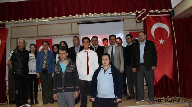 Gülşehir'de Liseler Arası İstiklal Marşı Okuma Yarışması Gerçekleştirildi.