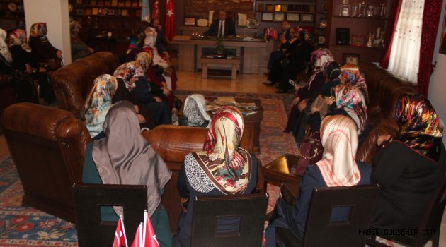 Kuran Kursu Öğreticisi Kadınlardan Belediye Başkanı Ünver’e Ziyaret