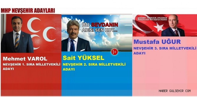 Milliyetçi Hareket Partisi Nevşehir Milletvekili Adayları Miraç Kandili nedeniyle birer mesaj yayınladılar.