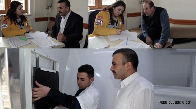 Nevşehir Belediyesi personelleri, sağlık kontrolünden geçirildi.