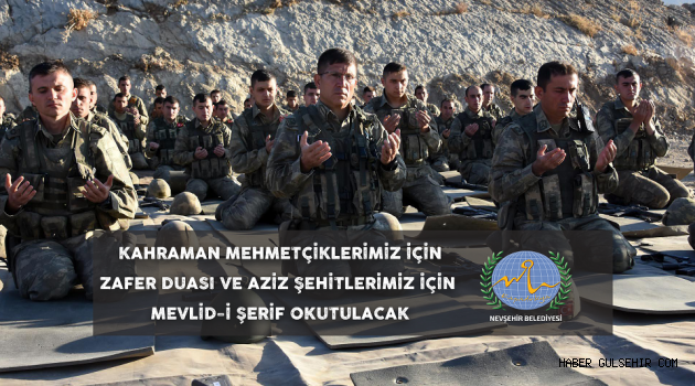 Nevşehir Belediyesi Tarafından Mevlid-i Şerif ve Zafer Programı