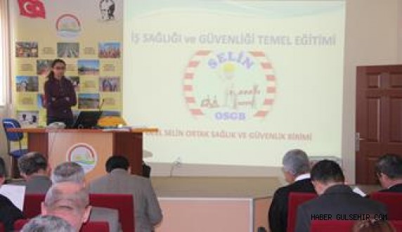 Nevşehir İl Gıda Tarım ve Hayvancılık Müdürlüğü Çalışanlarına İş Güvenliği Eğitimi Verildi