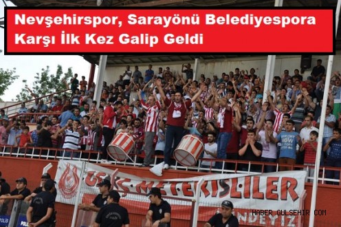 Nevşehir spor, Sarayönü Belediye spora Karşı İlk Kez Galibiyet Aldı