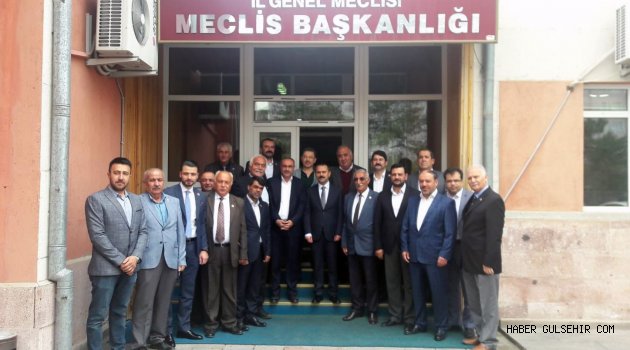 Nevşehir Valisi İlhami Aktaş, İl Genel Meclisini ziyaret etti.