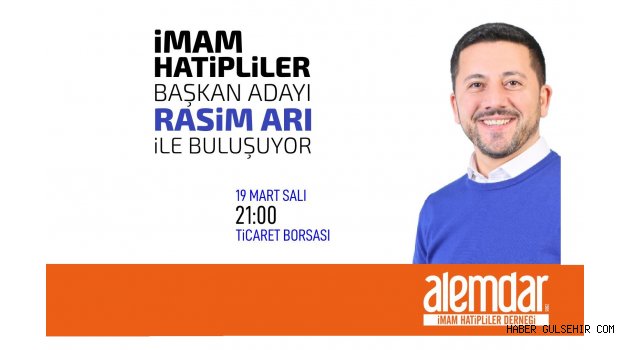 Nevşehir'de İmam Hatipliler AK Parti Nevşehir Belediye Başkan adayı Rasim Arı ile buluşuyor