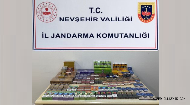 Nevşehir'de Kaçak Sigara Operasyonu