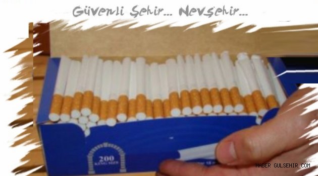 Nevşehir'de Kaçak Tütün ve Makaron Ele Geçirildi