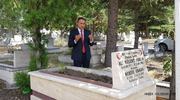 Nevşehirli Ülkücüler, Şehit Ali Bülent Orkan’ı mezarı başında andı