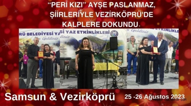 "Peri Kızı" Ayşe Paslanmaz, Vezirköprü'de Kalplere Dokundu!