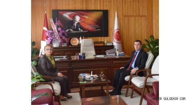 Rektör Kılıç'tan Genel Sekreter Mustafa Eldivan’a Hayırlı Olsun Ziyareti