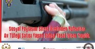  Sosyal Paylaşım Sitesi Üzerinden Ruhsatsız Av Tüfeği Satışı Yapan Şahsa Yasal İşlem Yapıldı.