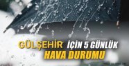 Gülşehir 5 Günlük Hava Durumu. 14-18 Mart