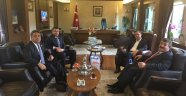 Spor Toto Teşkilat Başkanı Mehmet Muharrem Kasapoğlu’ nu makamında ziyaret etti