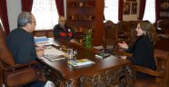 Gazeteci-Yazar Karazorlu, Belediye Başkanı Ünver'i Ziyaret Etti