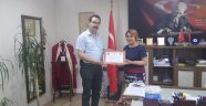Nevşehir Gazeteciler Cemiyetinden Prof. Dr. Zeynep Aslan’a Teşekkür Belgesi