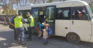 Nevşehir'de “Çocuk ve Gençlerin Korunmasına Yönelik Okul Çevreleri ile Servis Araçları Denetim Uygulaması” Yapıldı.
