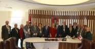 Türkiye Gazeteciler Federasyonu Genel Başkanı ve Cemiyet Başkanlarından Rektör Kılıç’a Ziyaret