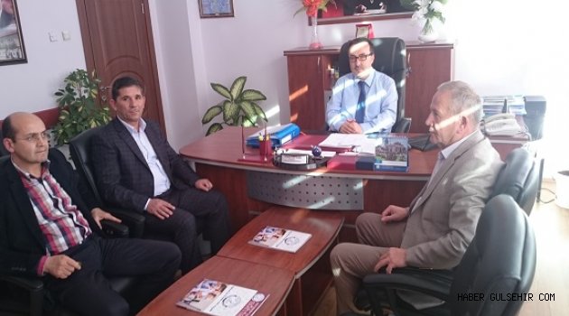 Ticaret Borsası Başkanı Salaş'dan Milli Eğitim Müdürü Ceylan'a Ziyaret.