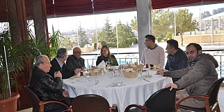 Basın Mensupları Dinler Hotels Ürgüp'de Sabah Kahvaltısında Buluştular.