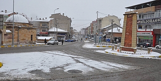 Gülşehir'den kar manzaraları