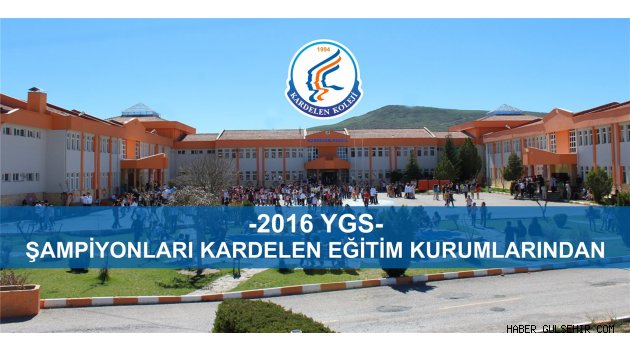 2016 YGS Şampiyonları Kardelen Eğitim Kurumlarından