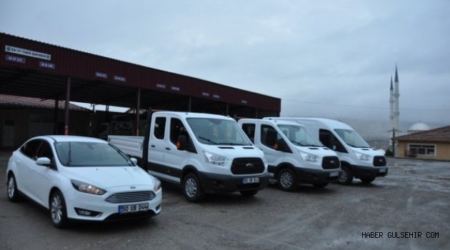 4 Adet Son Model Hizmet Aracı Kurban Kesilerek Hizmete Başladı