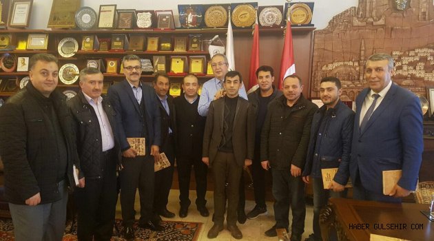 AK PARTİLİ BELDE BAŞKANLARI ÜNVER’İ ZİYARET ETTİ.