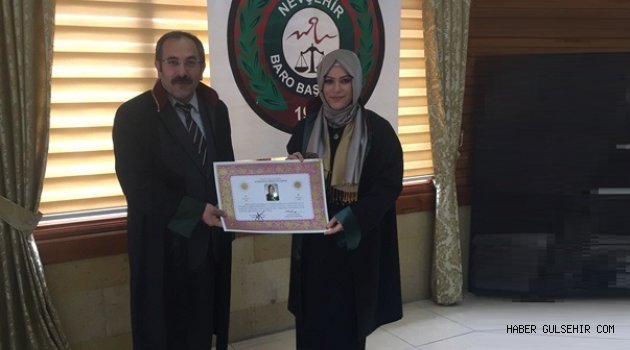 Av. Merve Kuzugüden Yemin Ederek Avukatlığa Adımını Attı.