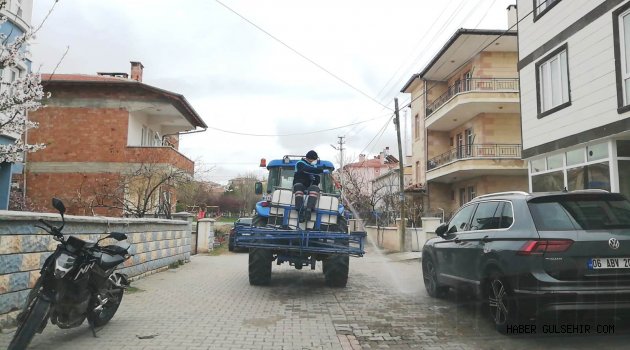 AVANOS ’DA KORONA VİRÜSÜNE KARŞI TRAKTÖRCÜLER SEFERBER OLDU.