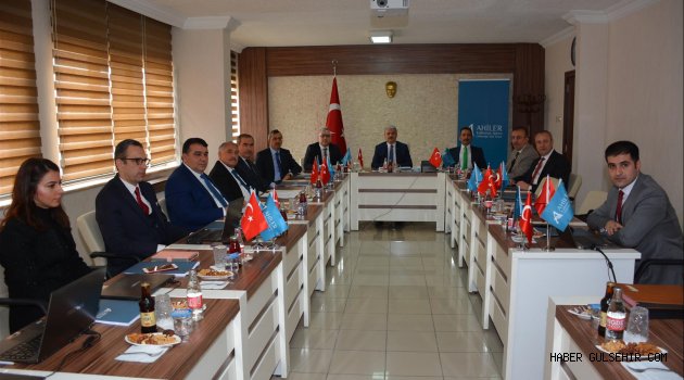BELEDİYE BAŞKANI SEÇEN, AHİLER KALKINMA AJANSI ŞUBAT AYI YÖNETİM KURULU TOPLANTISINA KATILDI