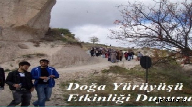 Çat Vadisi'nde Doğa Yürüyüşü Etkinliği Gerçekleştirilecek.