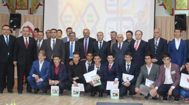 Gülşehir Ç.P.A.L. Öğrencisi Şimşek, Kur’an-ı Kerim Okuma Yarışmasında Birinci Oldu.