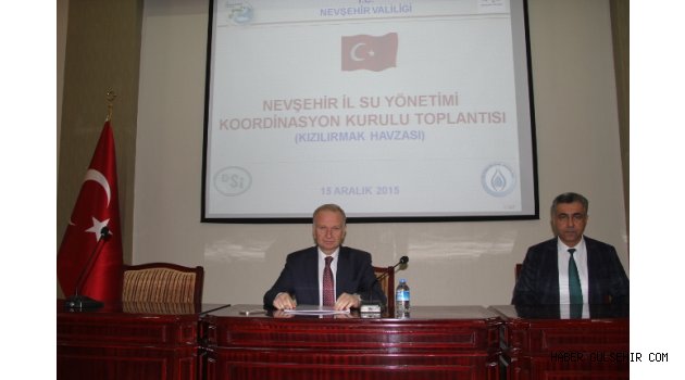 İL SU KOORDİNASYON KURULU TOPLANTISI YAPILDI