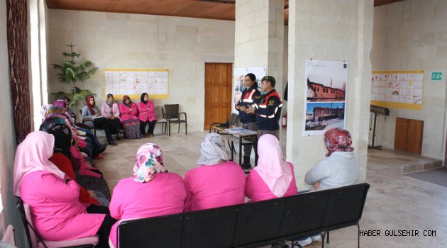 Jandarma Uçhisarlı Kadınlara, Aile içi Şiddet Bilgilendirmesi Yaptı