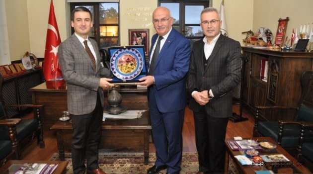 Kaymakam Maraşlı’dan Başkan Yıldız’a İadeyi Ziyaret