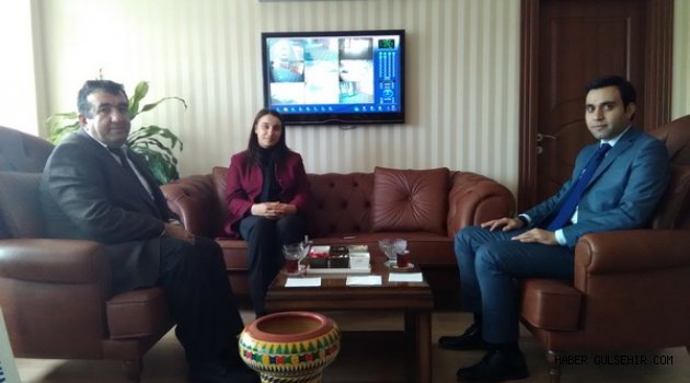 Kırşehir İl Özel İdare Genel Sekreteri ve Kültür&Turizm Müdüründen Kaymakam Baytok'a ziyaret