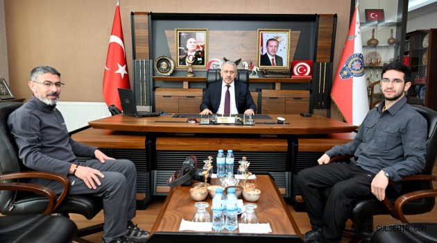 Anadolu Ajansı Nevşehir İl Temsilcilerinden Emniyet Müdürü Karaman’a Ziyaret