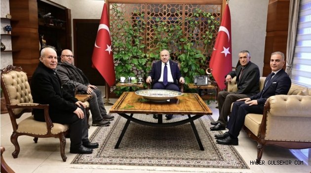 Gülşehir Turizm Derneği’nden Vali Ali Fidan’a Ziyaret