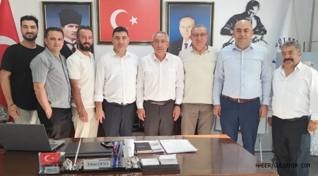HOL-NEV Başkanı Kürk ve Ekibinden Belediye Başkanı Çiftçi'ye Ziyaret.