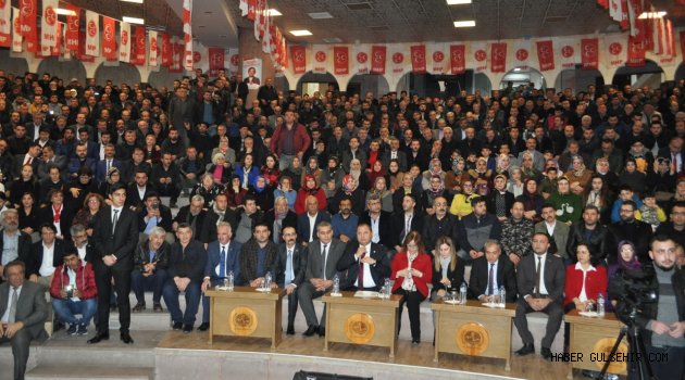 MHP aday tanıtım toplantısında gövde gösterisi yaptı