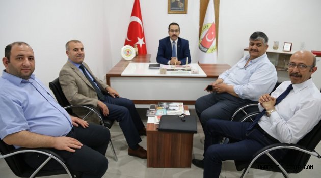 MİLLİ EĞİTİM MÜDÜRÜ DEMİR’DEN GAZETECİLER CEMİYETİNE ZİYARET